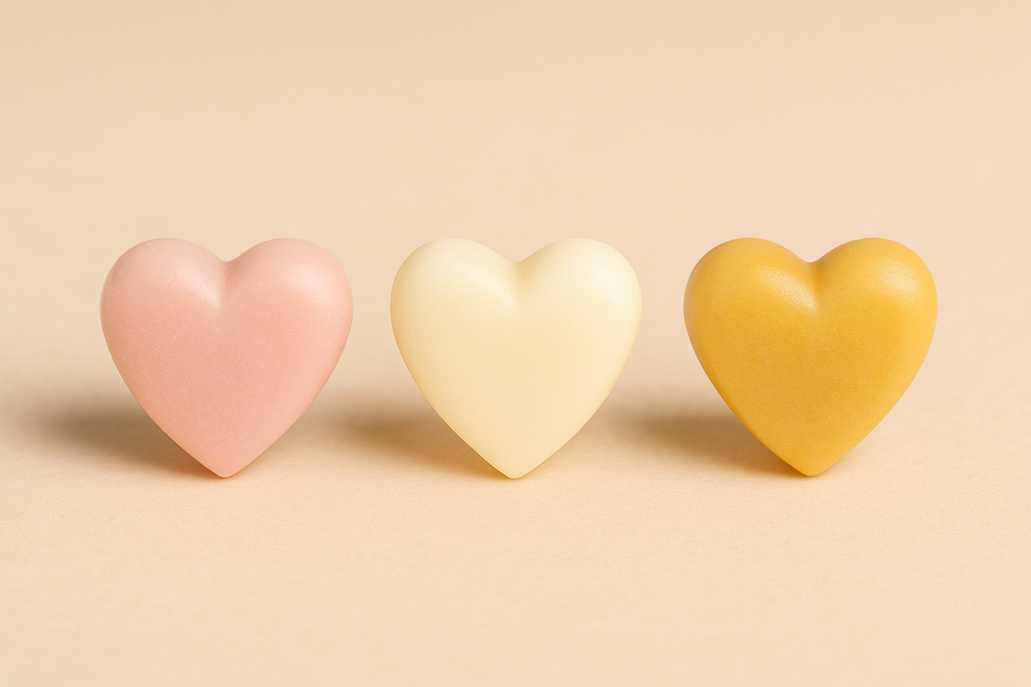 Minis coeurs fouettés hydratants